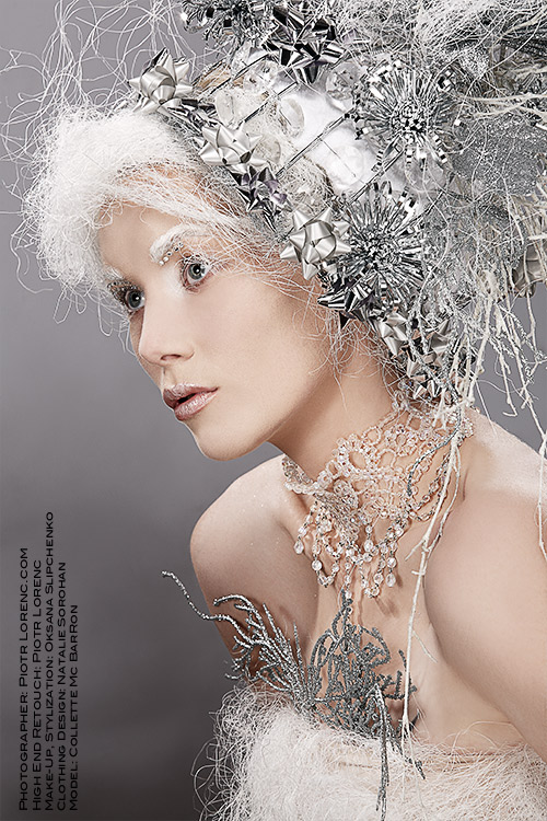 Model: Collette Mc Barron
Make-Up, Stylization: Oksana Slipchenko
Clothing Design: Natalie Sorohan
High End Retouch: Piotr Lorenc
